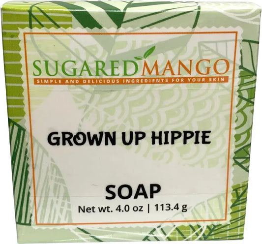 Grown Up Hippie Patchouli Lavender Sugared Mango Soaps