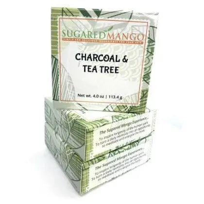 Charcoal & Tea Tree Sugared Mango Soaps
