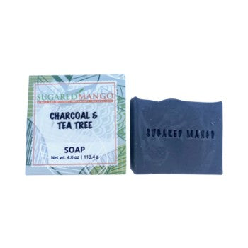 Charcoal & Tea Tree Sugared Mango Soaps