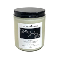 Berry Good Day Scented Soy Coconut Candle Sugared Mango Soaps