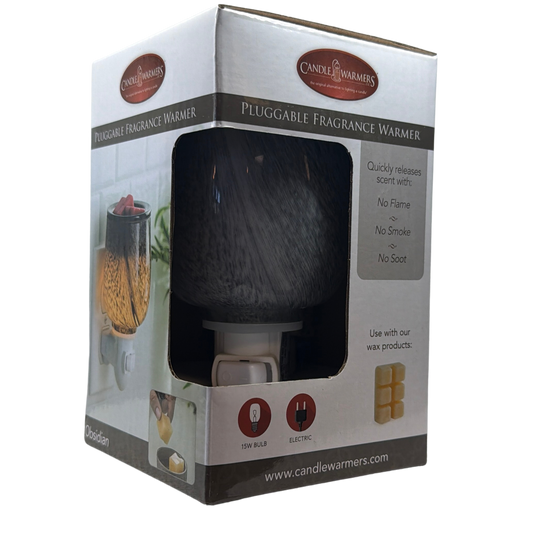 Obsidian plug-in electric wax warmer by Sugared Mango Soaps
