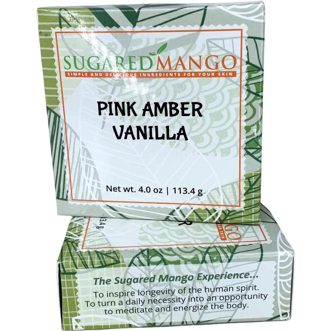 Pink Amber Soap Sugared Mango Soaps