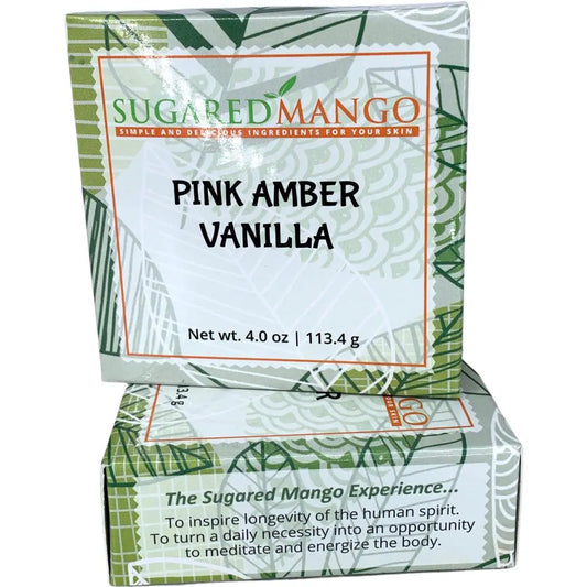 Pink Amber Soap Sugared Mango Soaps