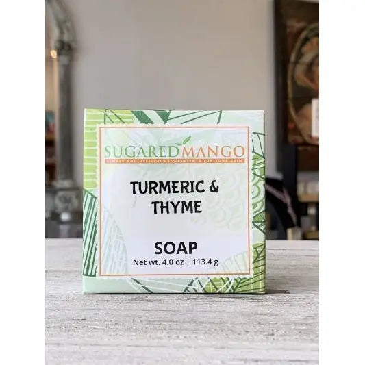 Turmeric & Thyme Facial and all body Soap Sugared Mango Soaps