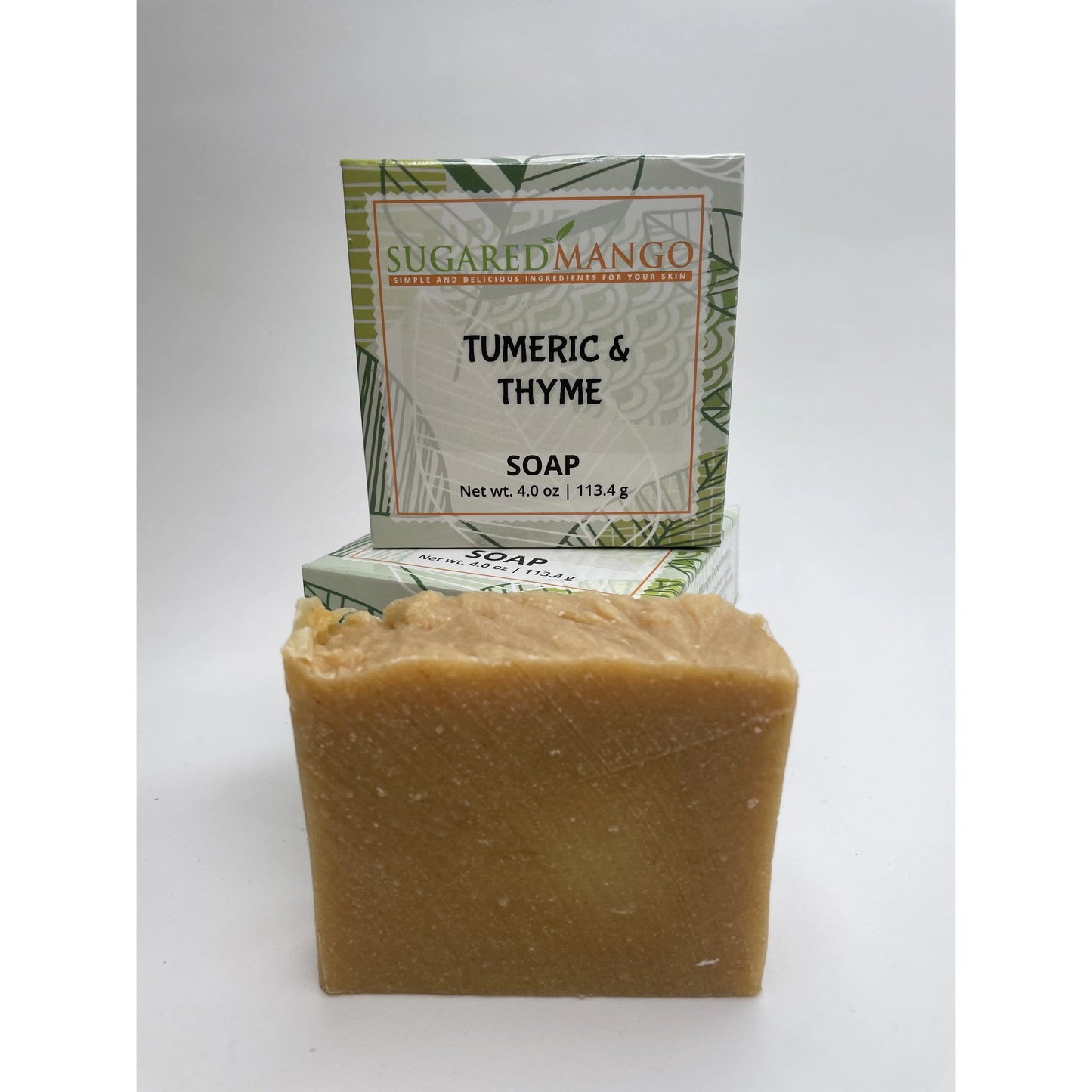 Turmeric & Thyme Facial and all body Soap Sugared Mango Soaps