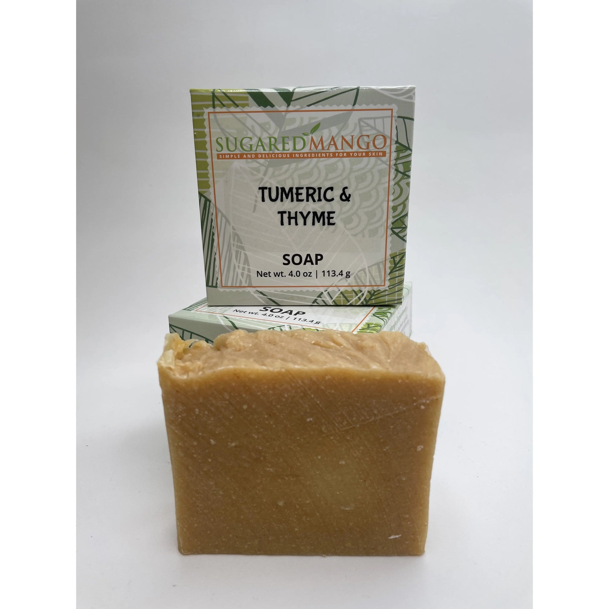Turmeric & Thyme Facial and all body Soap Sugared Mango Soaps