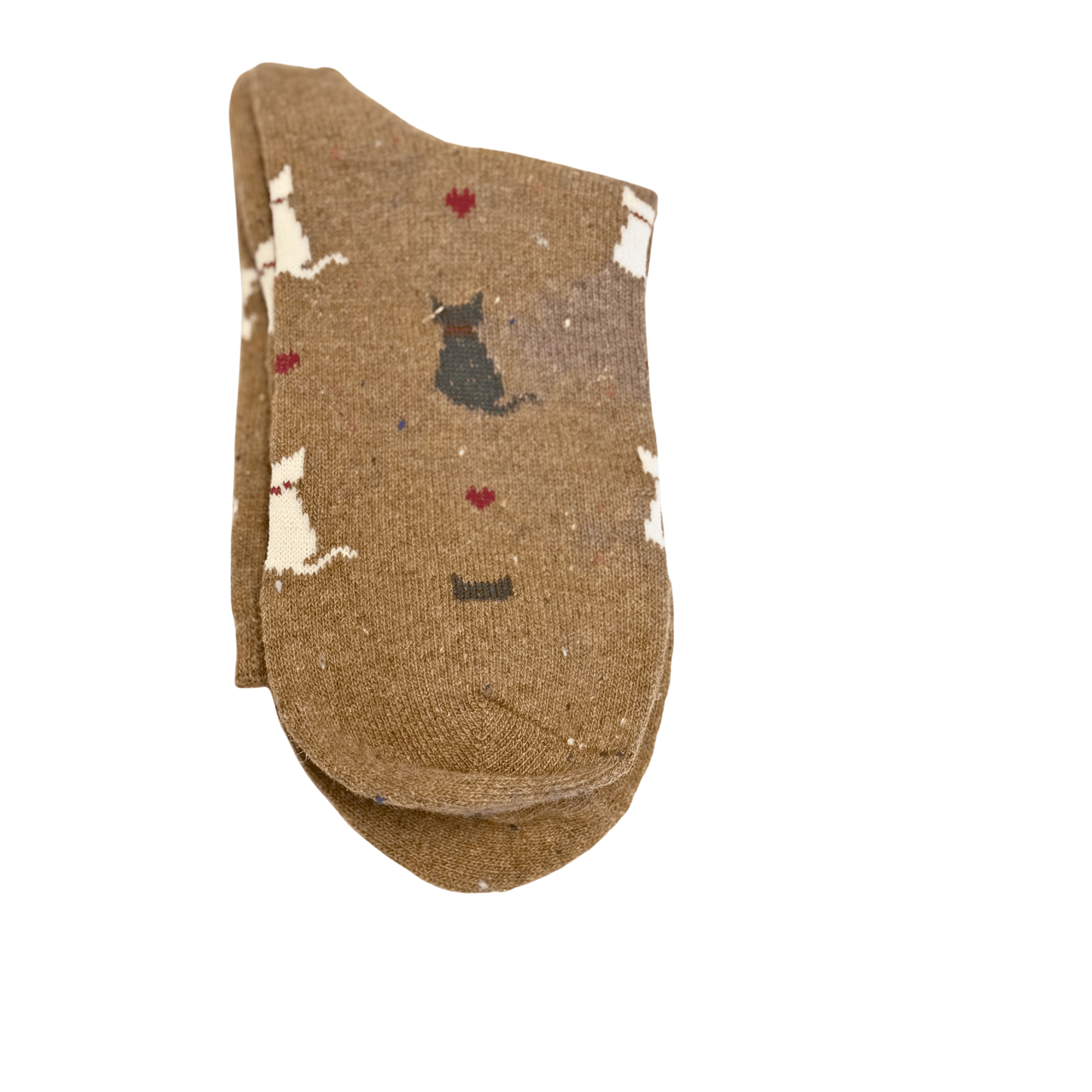 Cotton Ankle Socks with Cats