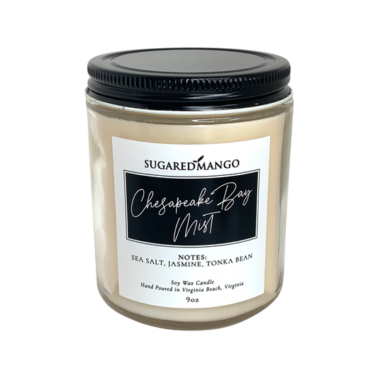 Chesapeake Bay Mist Scented Soy Coconut Candle Sugared Mango Soaps