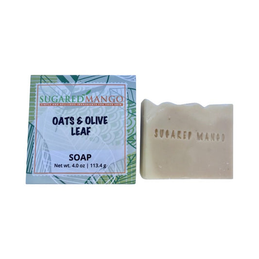 Oats and Olive Leaf Sugared Mango Soaps