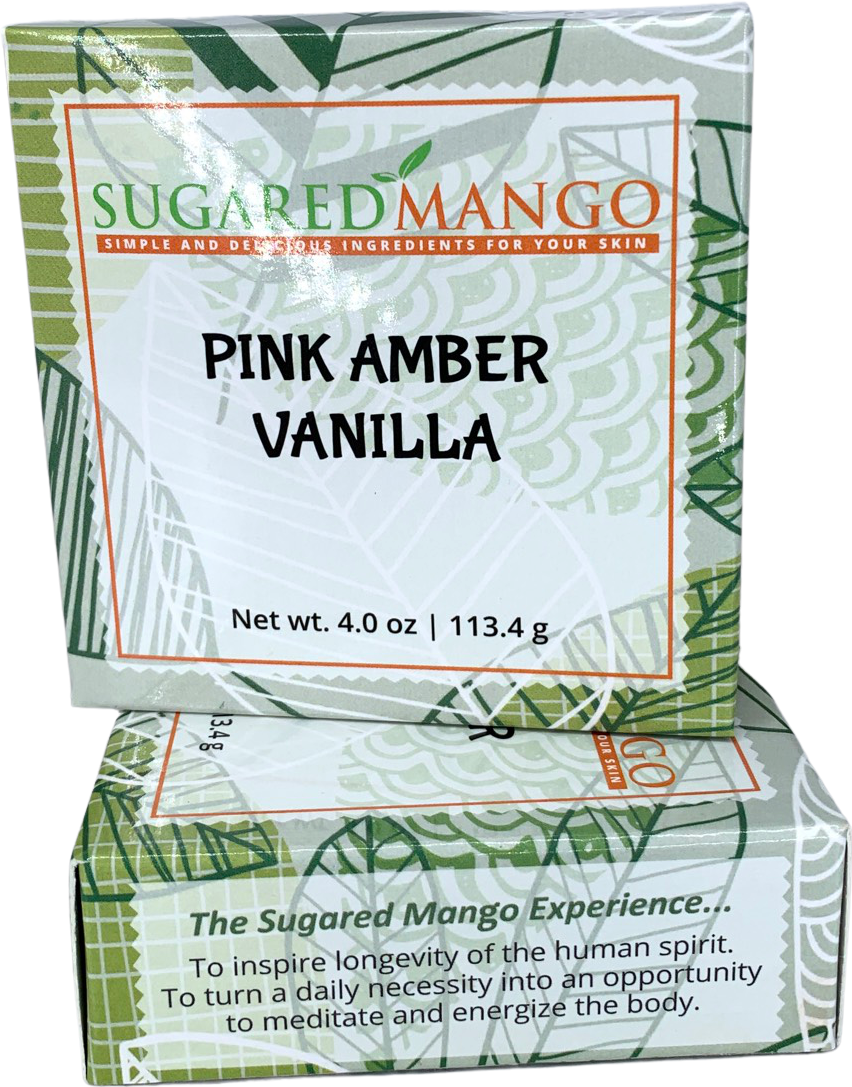 Pink Amber Soap Sugared Mango Soaps